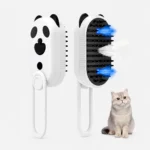 Cepillo 3 en 1 a Vapor para Mascotas – Desenreda, limpia y reduce el pelo suelto