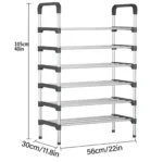 Organizador Zapatos 6 Niveles Estante Ac