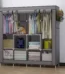 Armario Closet Tela 4 Cuerpos Organizado