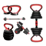 Kit Pesas 40 Kg Convertible Rusa Roja