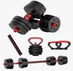Kit Pesas 40 Kg Convertible Rusa Roja
