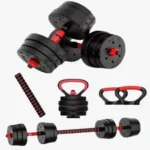 Kit Pesas 40 Kg Convertible Rusa Roja