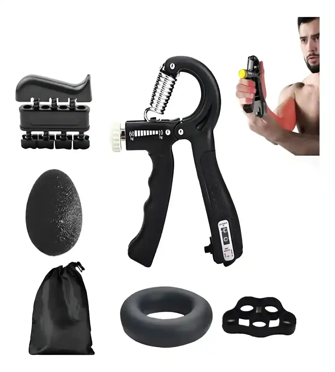 Kit De Agarre Hand Grip X5