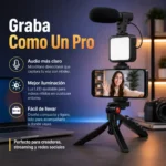 Grabacion Tripode Microfono Led