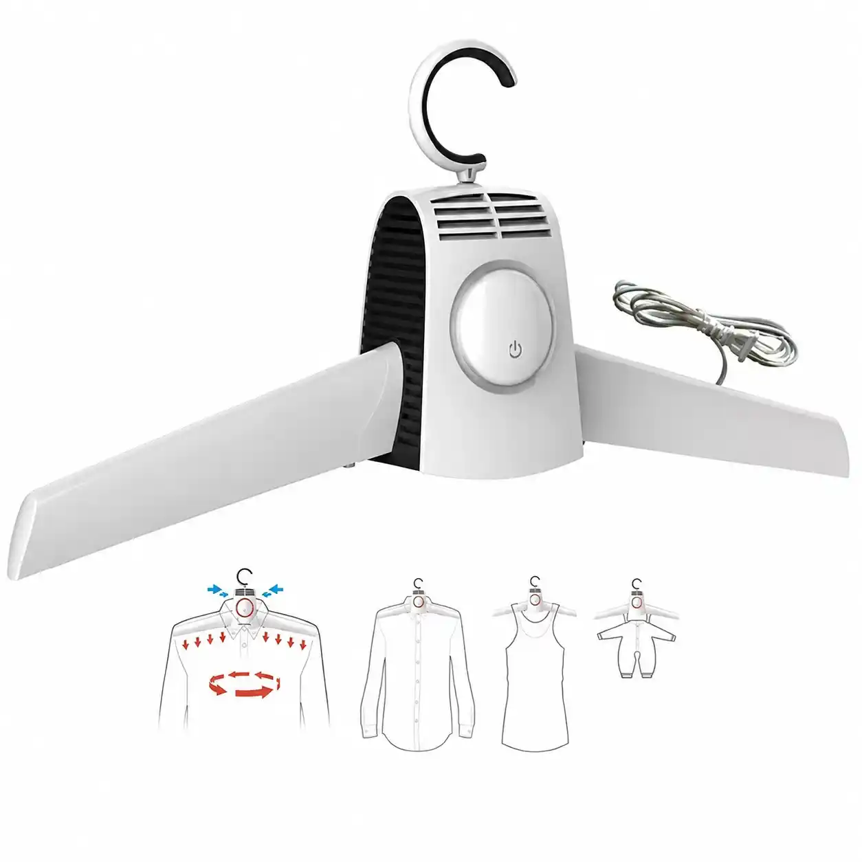 Gancho Secador De Ropa Mini Tendedero Po