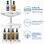 Estante Ajustable 4 Niveles Organizador