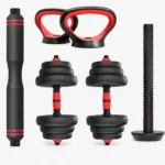 Kit Pesas 40 Kg Convertible Rusa Roja