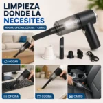 Mini Aspiradora Sopladora 3 en 1 Recargable