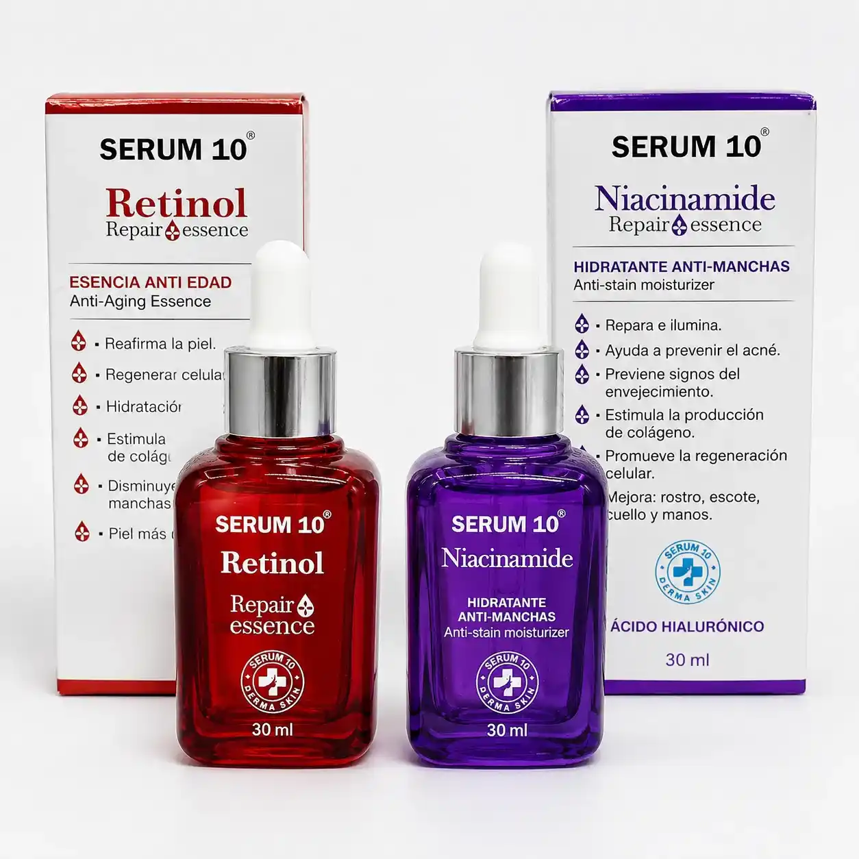 niacinamida y retinol