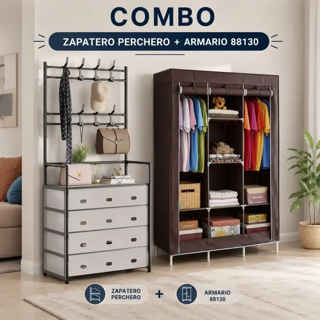 Combo Zapatero Perchero 88130