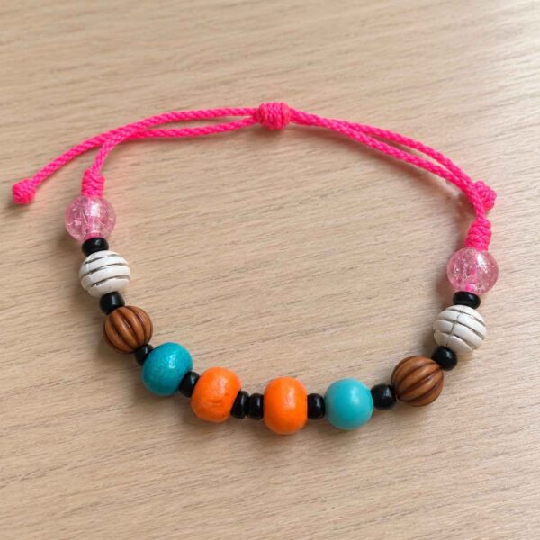 Manilla Aura Coral Artesanal 1