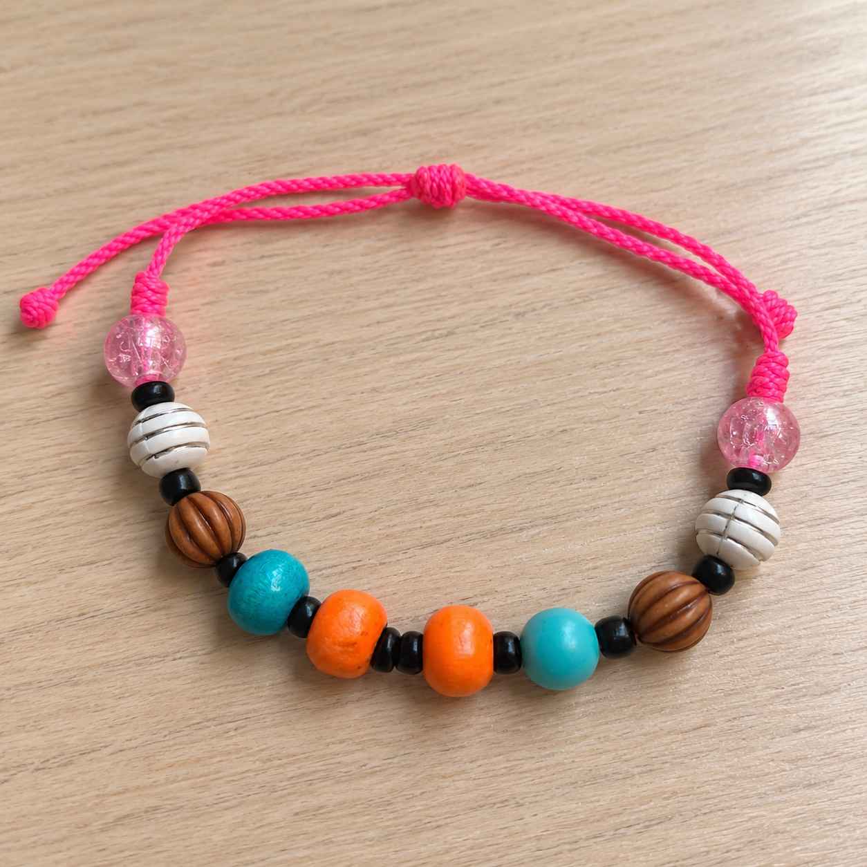 Manilla Aura Coral Artesanal 1