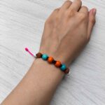 Manilla Aura Coral Artesanal 6