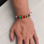 Manilla Aura Coral Artesanal 7