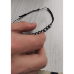 Manilla Nombre Personalizada Negra Artesanal 4.1